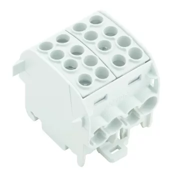   Fővezetéki leágazó sorkapocs 080220-0-3 / 1561730000 szürke, 4x35 + 4x25 mm2, HLAK 35/25-D - WPD 202 2X70/2X50 GY, sorolható, alumínium és réz vezetékhez