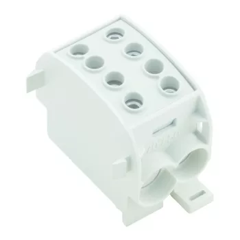   Fővezetéki leágazó sorkapocs 080310-0-3 / 1561770000 szürke, 2x70 + 2x50 mm2, HLAK 70/50 1/2 - WPD 103 2X70/2X50 GY, 1000V AC / 1000V DC, sorolható, alumínium és réz vezetékhez