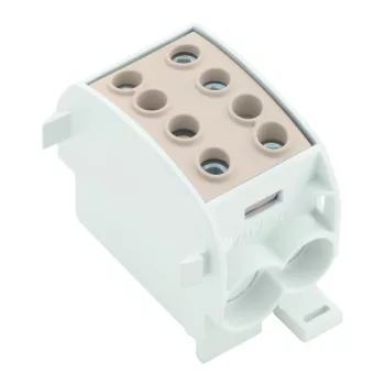   Weidmüller 1561820000 Feed-through terminal block W-sorozat, Elosztótömb, Névleges keresztmetszet: Csavaros csatlakozás, Tartósínek / szerelőlapok