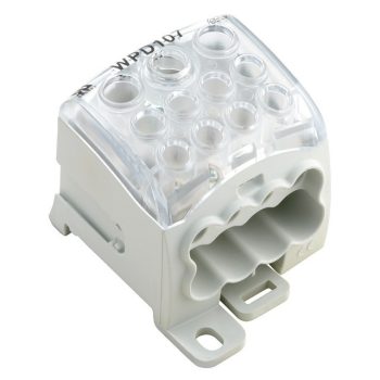   Weidmüller 1562220000 Feed-through terminal block W-sorozat, Elosztótömb, 1000V AC / 1000V DC, Névleges keresztmetszet: Csavaros csatlakozás, Tartósínek / szerelőlapok