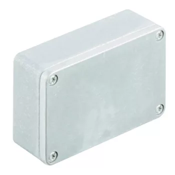   Weidmüller 1565250000 KLIPPON K02 Klippon K (aluminium empty enclosure), Üres ház, Alumínium ház, Magasság: 64 mm, Szélesség: 98 mm, Mélység: 34 mm, Anyag: Alumínium AlSi12, kezeletlen, Ezüst