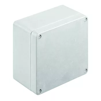   Weidmüller 1565290000 KLIPPON K52 Klippon K (aluminium empty enclosure), Üres ház, Alumínium ház, Magasság: 160 mm, Szélesség: 160 mm, Mélység: 91 mm, Anyag: Alumínium AlSi12, kezeletlen, Ezüst