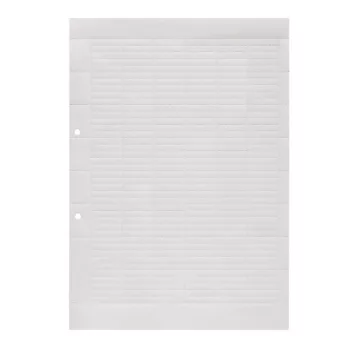   Weidmüller 1607720000 ESO 7 A4-BOGEN WEISS Kapocsjelölők, Behelyezhető jelölők, 27 x 6.3 mm, Fehér