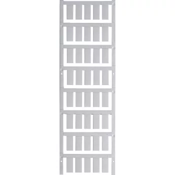   Weidmüller 1609940000 ESG 9/20 MC NEUTRAL WS Készülék jelölő lap ESG, Készülékjelölők x 20 mm, PA 66, Szín: Fehér, dugaszolható