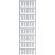 Weidmüller 1609940000 ESG 9/20 MC NEUTRAL WS Készülék jelölő lap ESG, Készülékjelölők x 20 mm, PA 66, Szín: Fehér, dugaszolható