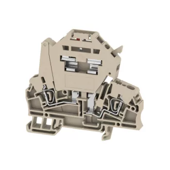   Weidmüller 1616410000 ZSI 2.5/LD 250AC Z-sorozat, Biztosítós sorkapcsok, Névleges keresztmetszet: 2.5 mm2;, Húzórugós csatlakozás, Sötétbézs, Közvetlen rögzítés ( WEIDMÜLLER 1616410000 )