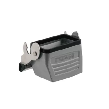   Weidmüller 1655890000 HDC 10B KLU 1PG16G Nehézcsatlakozó ház HDC-házak, Méret: 4, Védelmi osztály: IP65, Összekötő ház, Hosszanti kengyel, Standard, Kábelbevezetések mérete: PG 16