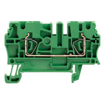   Weidmüller 1683280000 ZDU 2.5 GN Átvezető sorkapocs, Húzórugós csatlakozás, 2.5 mm2;, 800 V, 24 A, Zöld ( WEIDMÜLLER 1683280000 )