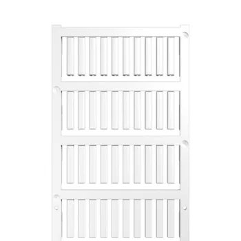   Weidmüller 1689410001 VT SF 2/21 NEUTRAL WS V0 SlimFix, Vezeték és kábeljelölők, 2.2 - 2.9 mm, 21 x 3.6 mm, Fehér