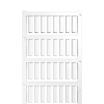   Weidmüller 1689430001 VT SF 3/21 NEUTRAL WS V0 SlimFix, Vezeték és kábeljelölők, 3 - 3.7 mm, 21 x 4.6 mm, Fehér