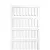 Weidmüller 1689430001 VT SF 3/21 NEUTRAL WS V0 SlimFix, Vezeték és kábeljelölők, 3 - 3.7 mm, 21 x 4.6 mm, Fehér