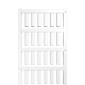   Weidmüller 1689450001 VT SF 4/21 NEUTRAL WS V0 SlimFix, Vezeték és kábeljelölők, 3.6 - 6 mm, 21 x 5.7 mm, Fehér