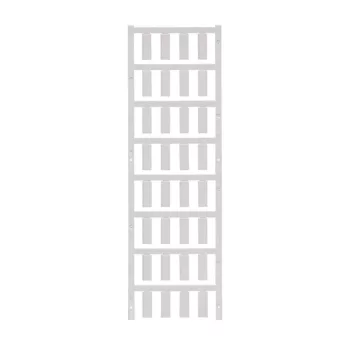   Weidmüller 1689470001 VT SF 5/21 NEUTRAL WS V0 SlimFix, Vezeték és kábeljelölők, 4.8 - 7.4 mm, 21 x 7.4 mm, Fehér