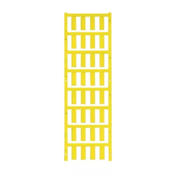   Weidmüller 1689470004 VT SF 5/21 NEUTRAL GE V0 SlimFix, Vezeték és kábeljelölők, 4.8 - 7.4 mm, 21 x 7.4 mm, Sárga