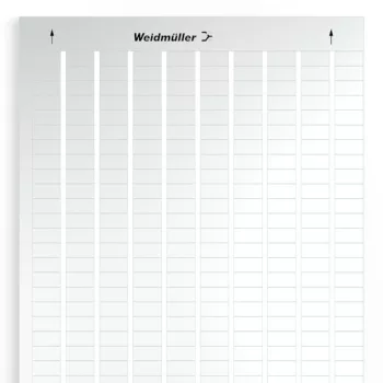  Weidmüller 1724150001 LM MT300 17X9 SI LaserMark, Készülékjelölők, 9 x 17.8 mm, Ezüst