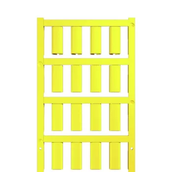   Weidmüller 1730560004 VT SF 6/21 NEUTRAL GE V0 SlimFix, Vezeték és kábeljelölők, 5.8 - 7.8 mm, 21 x 8.4 mm, Sárga