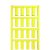 Weidmüller 1730560004 VT SF 6/21 NEUTRAL GE V0 SlimFix, Vezeték és kábeljelölők, 5.8 - 7.8 mm, 21 x 8.4 mm, Sárga