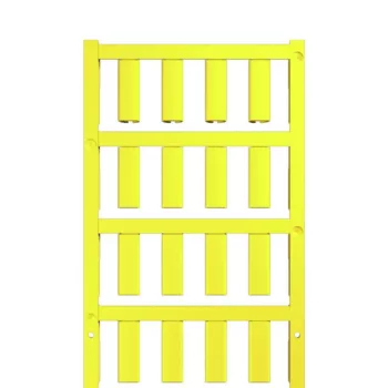   Weidmüller 1730570004 VT SF 4,5/21 NEUTRAL GE V0 SlimFix, Vezeték és kábeljelölők, 4.1 - 4.9 mm, 21 x 7.4 mm, Sárga