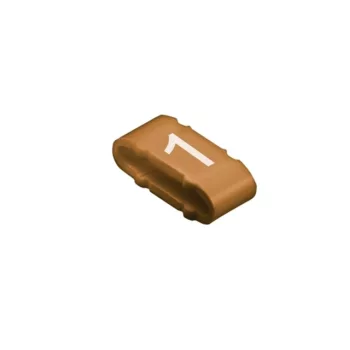   Weidmüller 1733651506 CLI M 2-4 BR/WS 1 MP CableLine, Vezeték és kábeljelölők, 10 - 317 mm, 4 x 11.3 mm, Barna