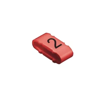   Weidmüller 1733651509 CLI M 2-4 RT/SW 2 MP CableLine, Vezeték és kábeljelölők, 10 - 317 mm, 4 x 11.3 mm, Piros