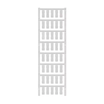   Weidmüller 1736181044 ESG 7/20 SIRIUS WS Készülék jelölő lap ESG, Készülékjelölők x 20 mm, PA 66, Szín: Fehér, dugaszolható
