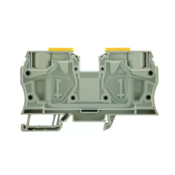   Weidmüller 1739620000 ZDU 35 Átvezető sorkapocs, Húzókengyeles csatlakozás, 35 mm2;, 1000V AC / 1000V DC, 125 A, Sötétbézs