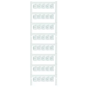   Weidmüller 1747320001 SFC 1/12 NEUTRAL WS Feliratozható SlimFix Clip, Vezeték és kábeljelölők, 2 - 3.5 mm, 12 x 5.8 mm, Fehér