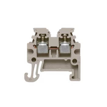   Weidmüller 1753280000 WDU 1.5/R3.5 Kettő vezetős W-sorozat, Átvezető sorkapocs, Névleges keresztmetszet: 1.5 mm2;, Csavaros csatlakozás
