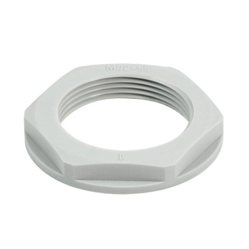 Weidmüller 1772440000 SKMU M12 - K GR Műanyag anya SKMU PA (plastic locknut), Ellenanya, M 12, 5 mm, Poliamid 6 (PA6 - GF30)