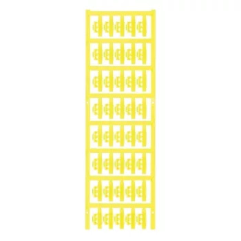   Weidmüller 1779080004 SFC 1/21 NEUTRAL GE Feliratozható vezeték érjelölČ SlimFix Clip, Vezeték és kábeljelölők, 2 - 3.5 mm, 21 x 5.8 mm, Sárga