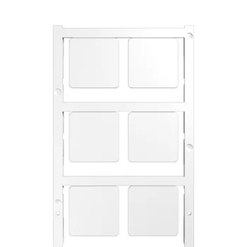   Weidmüller 1783000000 SM 27x27 K WS neutral SwitchMark, Készülékjelölők, 27 x 27 mm, Fehér