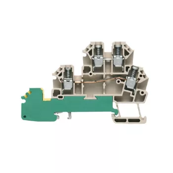   Weidmüller 1783790000 DLD 2.5/PE DB Kettő vezetős W-sorozat, Érzékelő-, beavatkozó sorkapocs, Névleges keresztmetszet: 2.5 mm2;, Csavaros csatlakozás
