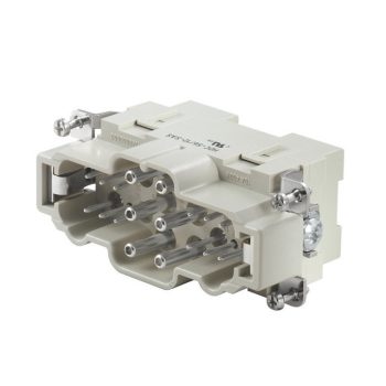   Weidmüller 1790000000 HDC S6 12 SAS HDC-betét, Dugó, 690 V, 48 A, Pólusszám: 18, Axiális csavaros csatlakozás, Méret: 6