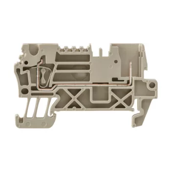   Weidmüller 1815070000 ZT 2.5/2AN/1 Z-sorozat, Átvezető sorkapocs, Névleges keresztmetszet: 2.5 mm2;, Húzórugós csatlakozás, Sötétbézs ( WEIDMÜLLER 1815070000 )