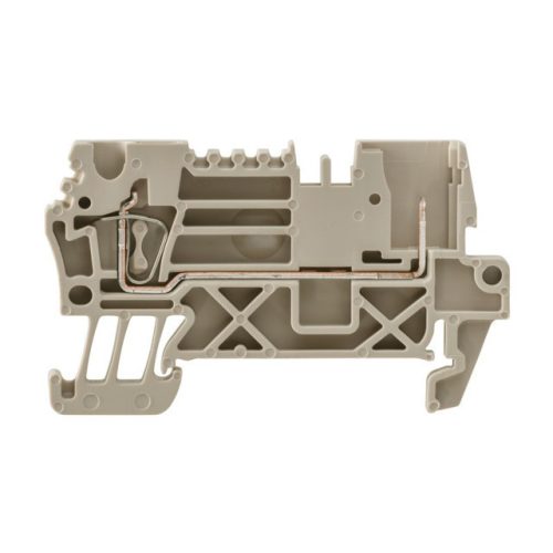 Weidmüller 1815070000 ZT 2.5/2AN/1 Z-sorozat, Átvezető sorkapocs, Névleges keresztmetszet: 2.5 mm2;, Húzórugós csatlakozás, Sötétbézs ( WEIDMÜLLER 1815070000 )