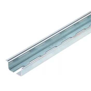   Weidmüller 1837380000 TS 35X15/LL/5 2M/ST/ZN Tartósín, TS 35, TS 35 x 15, aljzattal, Acél, galvanizált, krómozott
