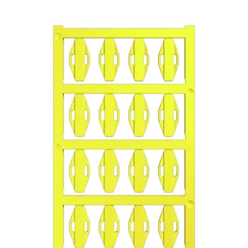   Weidmüller 1852360000 SFX 10/23 NEUTRAL GE V2 SlimFix X, Vezeték és kábeljelölők, 7 - 40 mm, 23 x 11 mm, Sárga