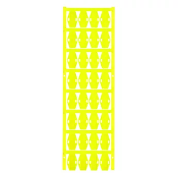   Weidmüller 1852460000 SFX 9/24 NEUTRAL GE V2 SlimFix X, Vezeték és kábeljelölők, 7 - 40 mm, 24 x 15 mm, Sárga