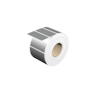   Weidmüller 1852540000 THM MT30x 57/27 SI THM, Készülékjelölők, 27 x 57 mm, Ezüst