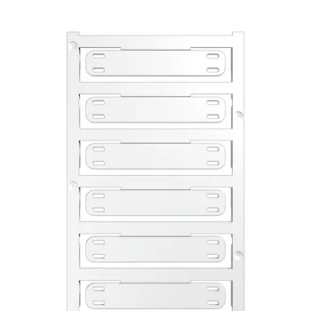   Weidmüller 1860120000 SFX 11/60 MC NEUTRAL WS SlimFix X, Vezeték és kábeljelölők, 7 - 40 mm, 60 x 11 mm, Fehér