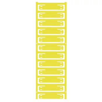   Weidmüller 1860150000 SFX 11/60 MC NEUTRAL GE SlimFix X, Vezeték és kábeljelölők, 7 - 40 mm, 60 x 11 mm, Sárga