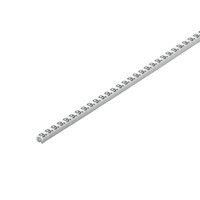 Weidmüller 1869821508 CLI C 02-3 WS/SW 2 CD CableLine, Vezeték és kábeljelölők, 1.3 - 3 mm, 3 x 3.4 mm, Fehér