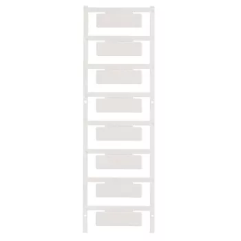   Weidmüller 1877260000 CC 15/49 MC NEUTRAL WS ClipCard, Készülékjelölők, 15 x 49 mm, CC-H 15/49 tartó, Fehér