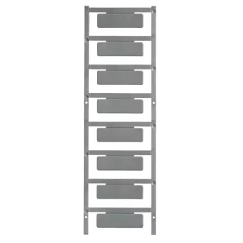  Weidmüller 1877270000 CC 15/49 K MC NEUTR. SI ClipCard, Készülékjelölők, 15 x 49 mm, Ezüst