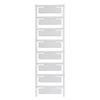   Weidmüller 1877350000 CC 15/60 MC NEUTRAL WS ClipCard, Készülékjelölők, 15 x 60 mm, Tartó CC-H 15/60, Fehér