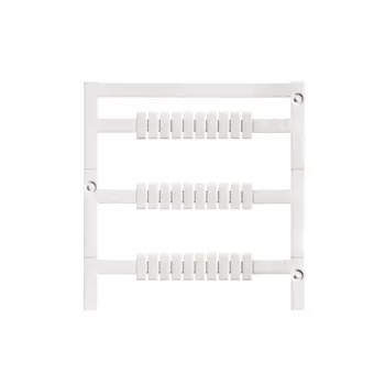   Weidmüller 1877730000 MF-W 9/4 MC NEUTRAL MultiFit, Sorkapocs jelölő, 9 x 4 mm, Osztás, mm (P): 4.00 WAGO, Legrand, Fehér