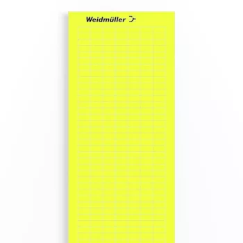   Weidmüller 1882910000 LM MT300 12X6 GE LaserMark, Készülékjelölők, 6 x 12 mm, Sárga