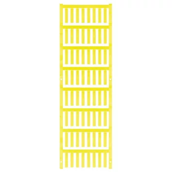   Weidmüller 1918890000 SF 3/21 NEUTRAL GE V2 SlimFix, Vezeték és kábeljelölők, 3 - 3.7 mm, 21 x 4.6 mm, Sárga