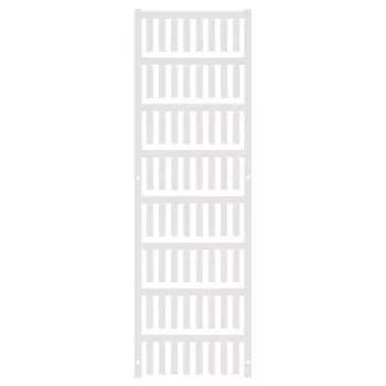   Weidmüller 1918910000 SF 3/21 NEUTRAL WS V2 SlimFix, Vezeték és kábeljelölők, 3 - 3.7 mm, 21 x 4.6 mm, Fehér