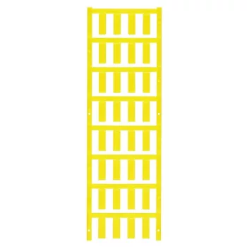   Weidmüller 1919000000 SF 4,5/21 NEUTRAL GE V2 SlimFix, Vezeték és kábeljelölők, 4.1 - 4.9 mm, 21 x 7.4 mm, Sárga